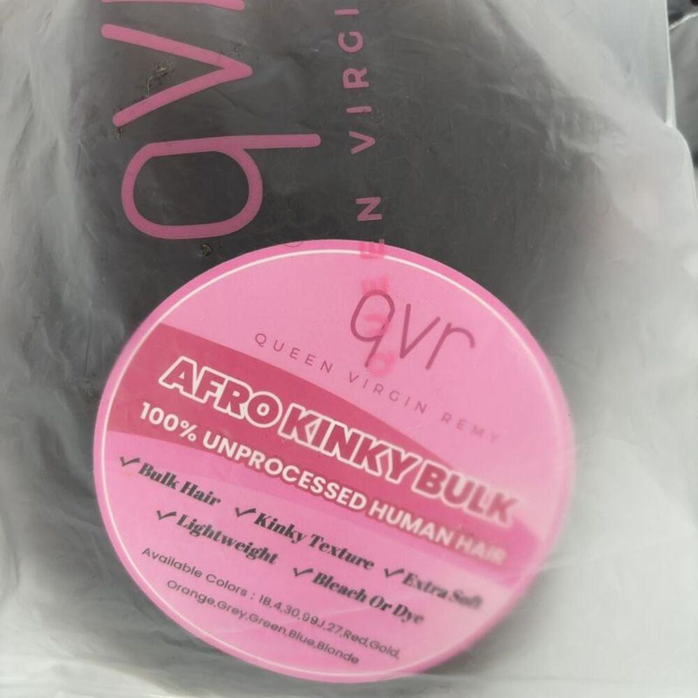 unknown brand P3G5|Dark Brown Afro Kinky Bulk Human Hair
